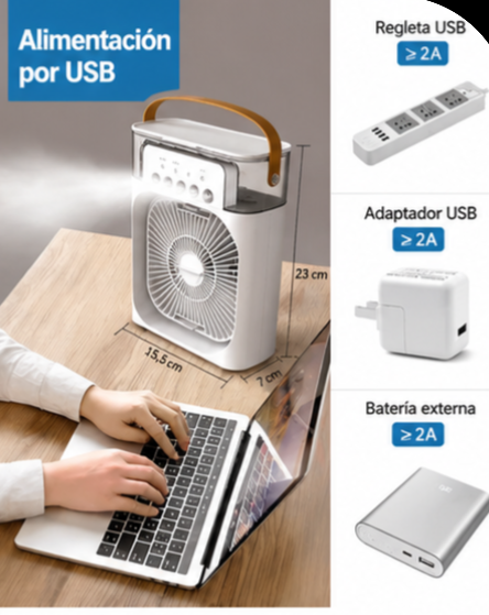 Mini Aire Acondicionado Portátil