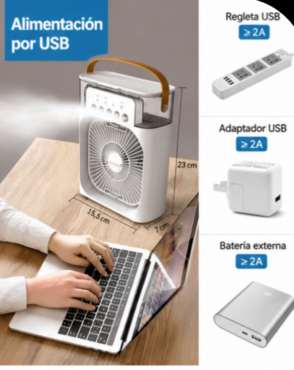 Mini Aire Acondicionado Portátil